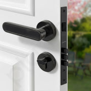 Plantex Door Lock Set with Keys/Mortise Door Lock for Home/Office/Hotel - Pack of 1 (OHMH-21, Z-Black & PVD Black)