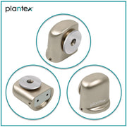 Plantex Heavy Duty Magnetic Door Stopper - Set of 10 (193-Satin Matt)