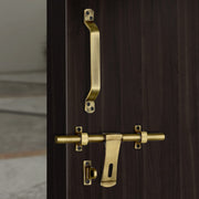 Plantex Stainless Steel Door Kit for Single Door/Door Hardware/Door Accessories (10 inch Al-drop,8 inch Latch, 8 inch 2 Handles,7 inch Tower Bolt and 4 inch Door Stopper) - (DK-02-Brass Antique)