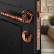 Plantex Mortise Door Lock/Heavy Duty Lock for Main Door/Mortise Locks for Home/Office/Hotel-3 Brass Keys (1031 - PVD Rose Gold)