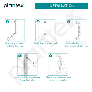 Plantex Cabinet Handle/224mm Handle for Cabinet/Door Pull-Push Handle for Home/Office - Pack of 1 (Rose Gold)