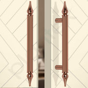 Plantex Heavy Duty Door Handle/14 Inch Main Door Handle/Pull-Push Door Handle/Door & Home Decor - Pack of 2 (Rose Gold) Pull Handle