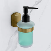 Plantex 304 Grade Stainless Steel Liquid Soap Dispenser/Shampoo Dispenser/Handwash Dispenser/Bathroom Accessories - Parv (Brass Antique)