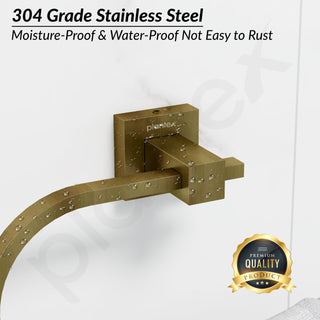 Plantex 304 Grade Stainless Steel Napkin Holder for Wash Basin/Hand Towel Holder for Kitchen/Napkin Hanger/Bathroom Accessories - Splash (Antique)