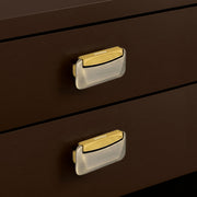 Plantex Drawer Kadi/3 Inch Chest Handle for Drawer/Rectangular Cabinet Kadi/Pull-Push Kadi for Home/Office Drawer - Pack of 2 (DTK-295, Brass Antique & Gold