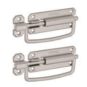 Plantex Door Stopper/5 Inch Baby Latch Kadi/Door Latch for Bathroom/Door Lock for Home/Office Doors - Pack of 2 (Matt)