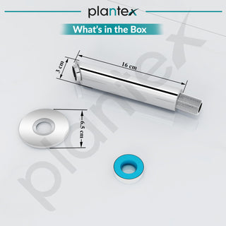 Plantex Bath Tub Spout with Wall Flange/Single Lever Spout/High Flow Tap for Bathroom/Kitchen-7 Year Warranty by Plantex (BAL-521-Chrome)
