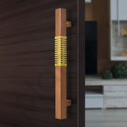 Plantex Door Handle/Stainless Steel Handle for Main Door/12 Inch Pull-Push Handle for Home/Office/Hotel - Pack of 1 (PVD Rose Gold and Gold) - 3 Years Warranty