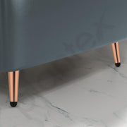 Plantex Heavy Duty Round 4 inch Spare Sofa Legs for Bed Furniture/Sofa Legs for Furniture Fitting/Table Legs/Sofa Leg Set of 2 pcs (Rose Gold)