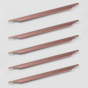 Plantex Profile Handle for Kitchen Cabinet/26 Inch Alluminium Drawer Profile Handle/Wardrobe Pull Handle for Home/Office/Hotel - Pack of 5 (Rose Gold)