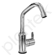 Plantex Pure Brass Single Lever Kitchen Taps for Home Sink/Kitchen Tap with Water Saving Nozzle for Sink Tap with 7 Year Warranty -(FLO-812-Mirror-Chrome)