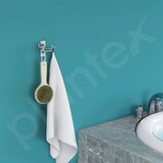 Plantex Flexible 4 Pin Stainless Steel Wall Hooks/Bathroom Cloth Hanger/Robe Hooks for Bathroom/Door Hangers - Matt