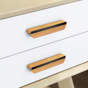Plantex Cabinet Handle/Kitchen Cabinet Door Handle/Wardrobe/96 mm Cupboard Handle/Door Pull-Push Handle for Home/Office - Pack of 2 (Gold)