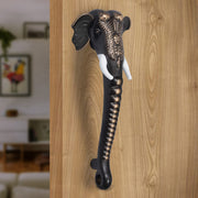 Plantex Heavy Duty Door Handle/11-inches Ganesha Main Door Handle/Door Pull Push Handle/Door & Home Decor - Pack of 1 (Copper Antique Finish) - 3 Years Warranty