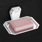 Plantex Soap Holder for Bathroom/304 Grade Stainless Steel Soap Case/Single Soap Dish/Soap Stand/Bathroom Accessories - Pack of 1 (PM-2403, Chrome)