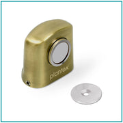 Plantex Magnetic Door Stopper/Door Magnet Stopper/Gate Stopper for Main Door/Door Stopper for Main Door - (193-Brass Antique) Set of 2