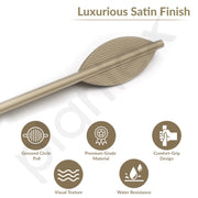 Plantex Cabinet Handle/Kitchen Cabinet Door Handle/Wardrobe/288 mm Cupboard Handle/Door Pull-Push Handle for Home/Office - Pack of 2 (Satin)