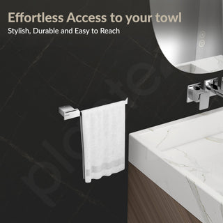 Plantex Napkin Ring for Bathroom/304 Grade Stainless Steel Towel Ring/Towel Holder/Towel Hanger/Bathroom Accessories - Pack of 1 (Tesla - 2703, Chrome)