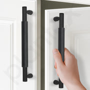 Plantex Cabinet Handle/224mm Handle for Cabinet/Furniture/Door Pull-Push Handle for Home/Office - Pack of 1 (Black)