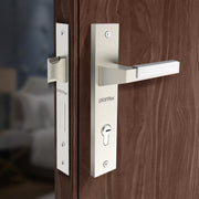 Plantex Premium Door Lock for Home/6-Lever Lock Mechanism with 3 Years of Warranty/Mortise Locks for Door - (8001- Chrome & Matt)
