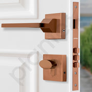 Plantex Main Door Lock for Home/Mortise Door Lock/Main Door Lock Set/Mortice Lock for Door with 3 Years of Warranty (605-PVD Rose Gold)