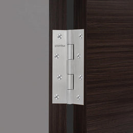 Plantex Heavy Duty Stainless Steel Door Butt Hinges 5 inch x 12 Gauge/2.5 mm Thickness Home/Office/Hotel for Main Door/Bedroom/Kitchen/Bathroom - Pack of 1 (Satin Matt)