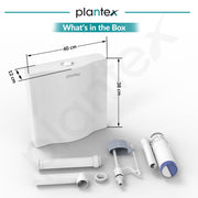 Plantex Flush Tank for Toilet with 8 LTR Water Capacity/Polypropylene Toilet Flush Tank/Flushing Cistern for Bathroom - Pack of 1 (White)