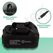 Plantex Lithium-lon Rechargeable Battery/Norminal Voltage 18.5V and Max Charge Voltage 21V/Rated Capacity 3000mAH 55.5Wh - Pack of 1 (ML-MT18155V10 - Black)