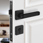 Plantex Triple Security Door Lock for Home/Main Door Lock Set with 3 Years of Warranty/Mortise Lock for Door with Brass Lock Body & Cylinder (7127, Z Black & DC Black)