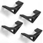 Plantex Knobs for Drawers/Drawer Knobs/Triangle Pull-Push Knobs for Kitchen/Bedroom Drawer - Pack of 4 (Black)