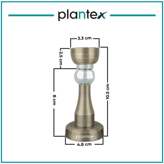 Plantex Door Stopper Magnetic/Stainless Steel 360 Degree Magnet Door Stopper for Home/Office/Hotel to Hold Door - Pack of 2 (Brass Antique Finish)