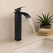 Plantex 304-Grade Stainless Steel Basin Mixer Tap Hot and Cold/Single Lever Pillar Tap for Wash Basin/Mixer Tap for Bathroom-(Matte Black)