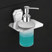 Plantex Liquid Soap Dispenser for Bathroom/304 Grade Stainless Steel Shampoo Dispenser/Handwash Dispenser/Bathroom Accessories - Pack of 1 (PM-2407, Chrome)