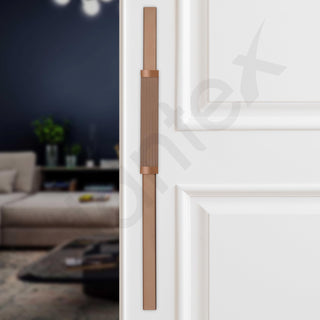 Plantex 20.5 Inch Main Door Handle/Aluminium Door Handle/Pull-Push Door Handle - (Pack of 1, Rose Gold)