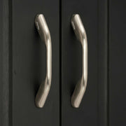 Plantex Cabinet Handle/96mm Handle for Drawer/Wardrobe/Kitchen Handle/Pull-Push Handle for Home/Office - Pack of 2 (Satin)
