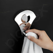 Plantex Royal Stainless Steel Robe Hook Cloth-Towel Hanger (Silver , Chrome)