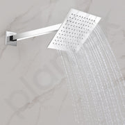 Plantex 18-Inch Shower Arm for Overhead Shower/Stainless Steel Shower Pipe/Wall Mount Bathroom Fitting with Â½-Inch Thread - Pack of 1 (Chrome)