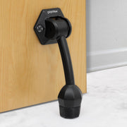 Plantex Door Stopper for Main Door/5-Inch Stopper with Rubber Grip/Stoppers for Wooden Door/Stops for Door â€“ Pack of 1 (Z-Black)
