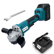 Plantex 21V Cordless Angle Grinder Machine with Battery and Charger/Load Speed 8500rpm/Grinding Tool/Brushless Motor - (Blue & Black)