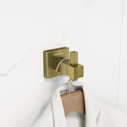 Plantex Stainless Steel Robe Hook for Bathroom/Door Hanger Hook/Wall Towel Hook/Bathroom Accessories - Pack of 1, Aqua (Brass Antique)