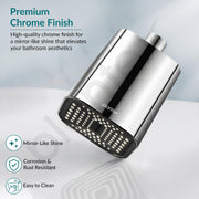 Plantex ABS Square Head Shower/4 Inch Overhead Rain Shower for Home/Hotel/Adjustable Shower Head for Bathroom - Pack of 1 (Chrome, 9012)
