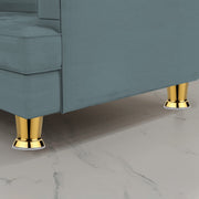 Plantex Heavy Duty Stainless Steel 3 inch Sofa Leg/Bed Furniture Leg Pair for Home Furnitures/Furniture Sofa Legs for Table/Sofa Support Legs/Sofa Furniture Leg (Golden) Set of 6 Pcs