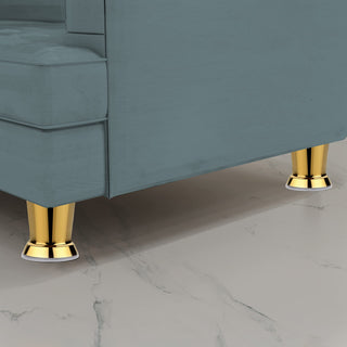 Plantex Heavy Duty Stainless Steel 3 inch Sofa Leg/Bed Furniture Leg Pair for Home Furnitures/Furniture Sofa Legs for Table/Sofa Support Legs/Sofa Furniture Leg (Golden) Set of 2 Pcs