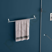 Plantex Rich Brass Bathroom Single Towel Rod/Towel Hanger for Kitchen/Towel Holder/Towel Rack/Bathroom Accessories - Unique (Chrome Finish)