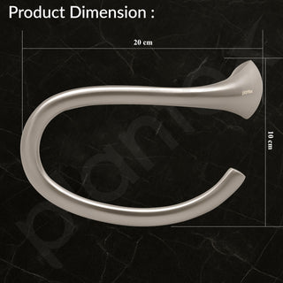 Plantex Smero Pure Brass Towel Hanger for Wash Basin/Hand Towel Hanger/Bathroom Accessories - Effect(Satin Matt)