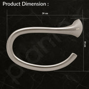 Plantex Smero Pure Brass Towel Hanger for Wash Basin/Hand Towel Hanger/Bathroom Accessories - Effect(Satin Matt)