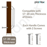 Plantex Cabinet Handle/Kitchen Cabinet Door Handle/Wardrobe/224 mm Cupboard Handle/Door Pull-Push Handle for Home/Office - Pack of 2 (Satin)