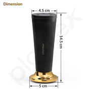 Plantex 6 Inch Sofa Leg for Bed Furniture/Aluminium Sofa Leg for Table/Support Legs/Furniture Leg - Pair of 2 (4 Piece) (DTS-87, Black & Gold)