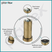 Plantex Magnetic Door Stopper for Home/Gate Stopper for Door/Door Stopper for Home/Door Holder Stopper - Pack of 2 (Brass Antique)