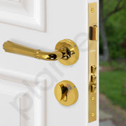 Plantex Premium Door Lock with 3 Years of Warranty/Main Door Locks for Home/Mortise Lock Set for Door (7117 - PVD Gold)